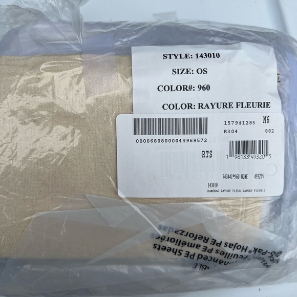 New Tory Burch Small Eleanor Flocked Convertible Shoulder Bag RAYURE FLEURIE - Picture 11 of 12